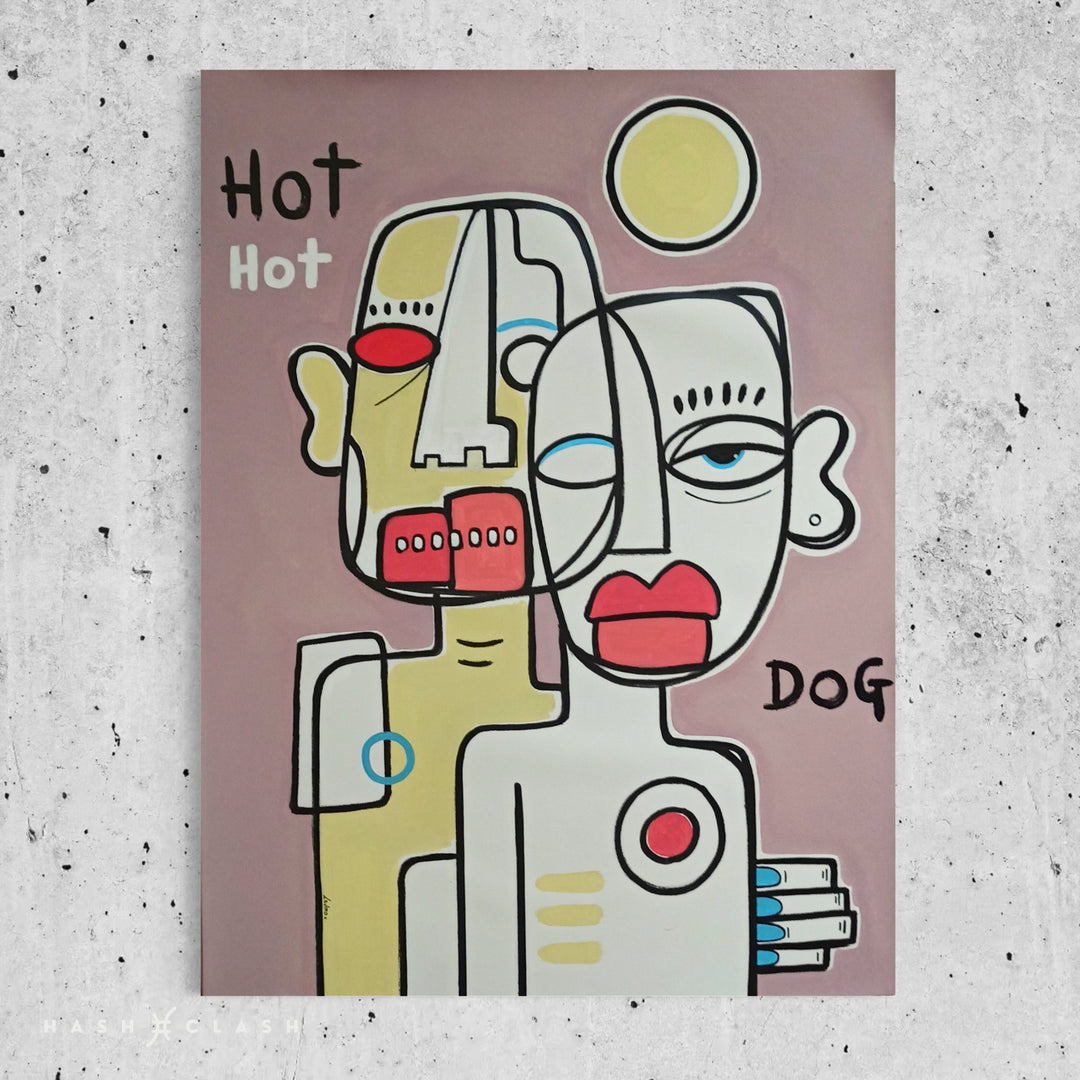Street art - Hot Dog - Le Viro - HashClash