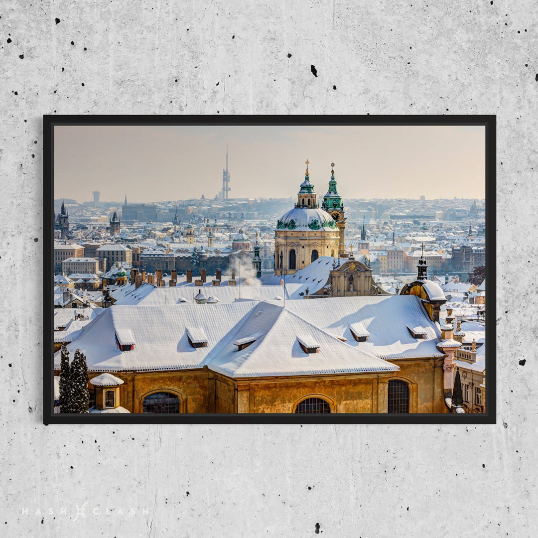 Digital art - Snowy Prague - Chadli - HashClash